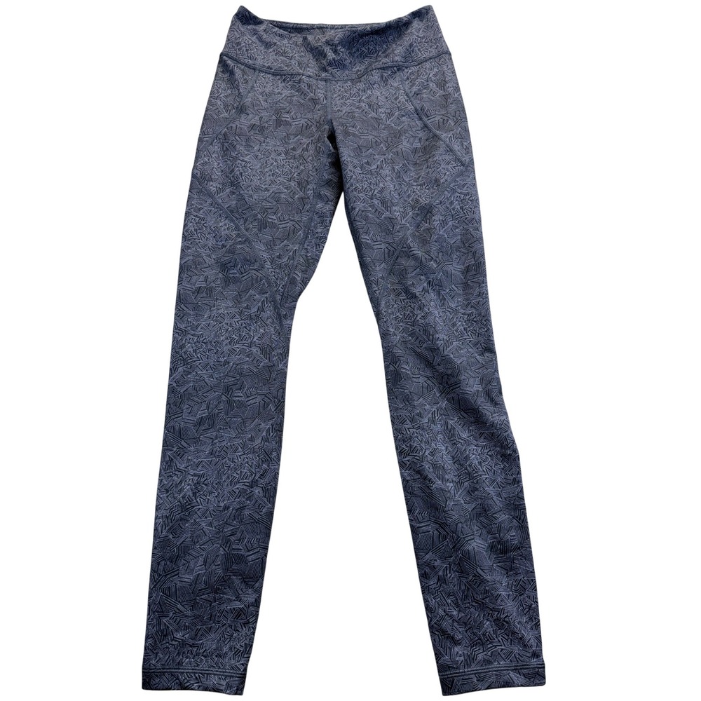 Patagonia Leggings Womens S Grey Geometric Print Worn Wear Active Yoga Pants